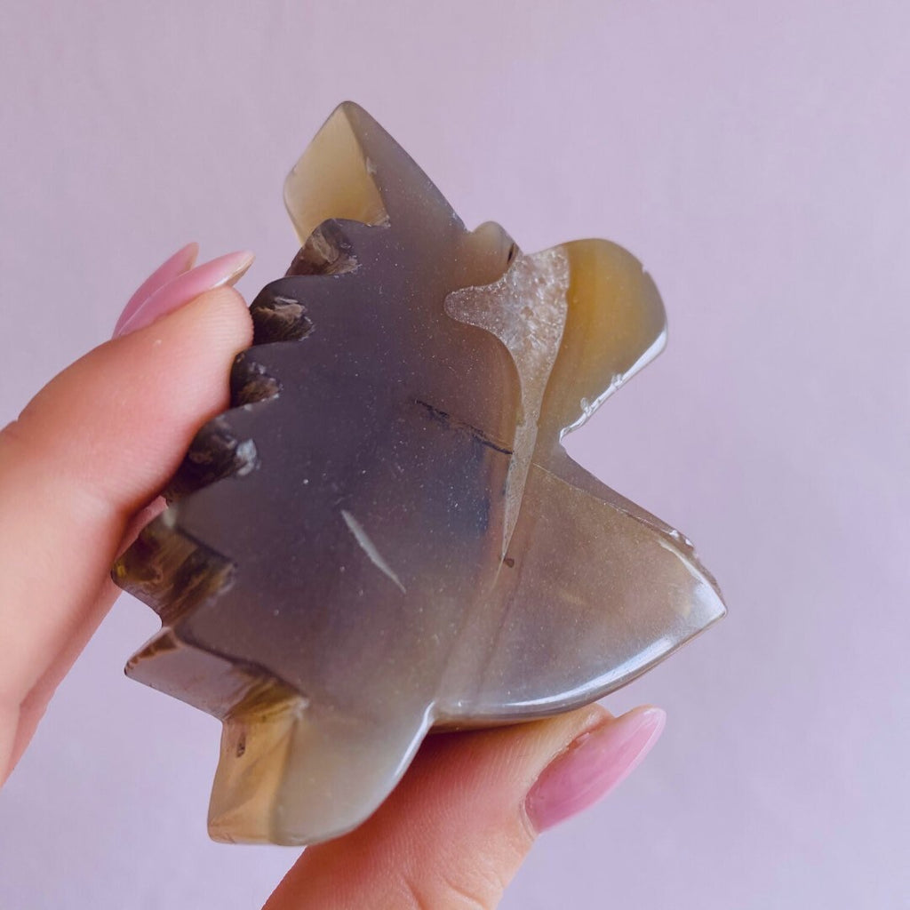 ON SALE! Beautiful Agate Crystal Unicorn ‘D’ / Transforms Negative Energy / Balances & Harmonises The Energy In Your Home / Concentration