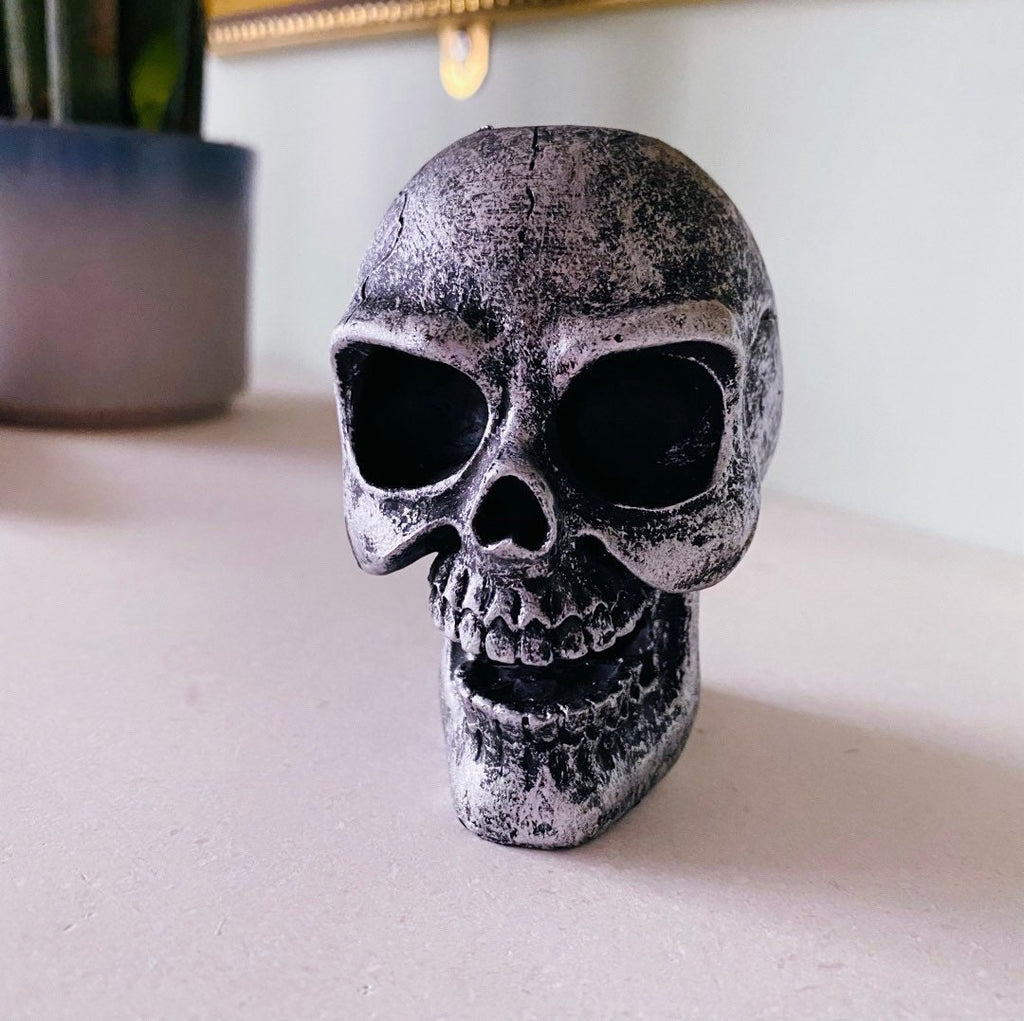 SALE! Skull Backflow Incense Cone Holder With Free Cones / Incense Cone Holder / Home Fragrance / Crystal Cleanse / Home Fragrance