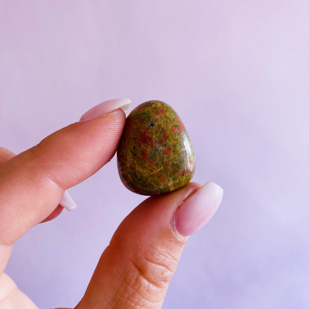 Unakite Jasper Crystal Tumblestones / Balances The Emotional Body / A Great Healer For The Body & Mind / Nurturing, Loving, Compassionate