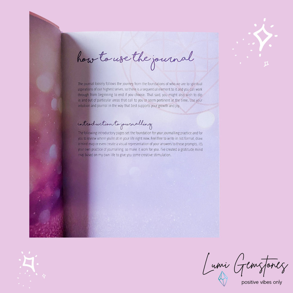 Mindful Living Journal by Katie Rose / Journalling Practises For A Sacred & Happy Life / Gift For Her / Journal, Diary